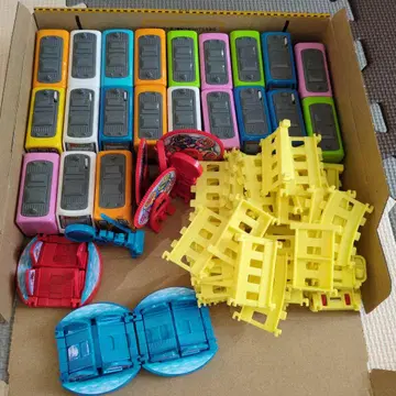 새상품급 호빵맨 프라레일 차량, 레일 세트!