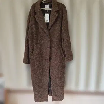 LEPSIM 브라운 체스터 코트