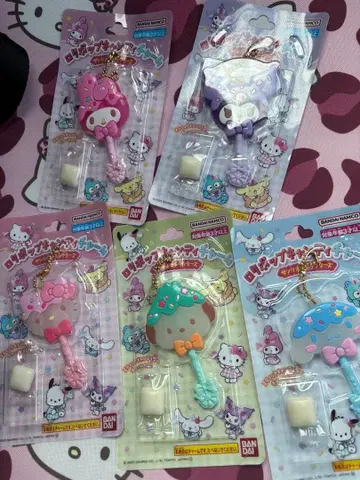 롤리팝 캔디 참 산리오 캐릭터즈 5종