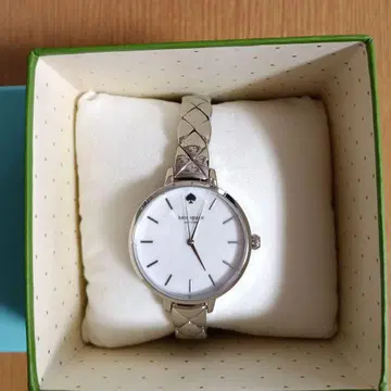 kate spade 손목시계 실버 화이트