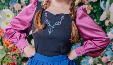 시마무라 kaho 디즈니 골지 풀오버 상의 아나 카호 M