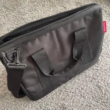 라이젠탈 블랙 나일론 보스턴 백