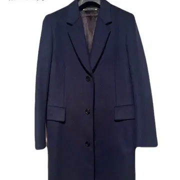 Paul Smith 새상품급 울 캐시미어 체스터 코트 S 10만 블루