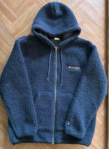 Champion 플리스 자켓 다크 블루