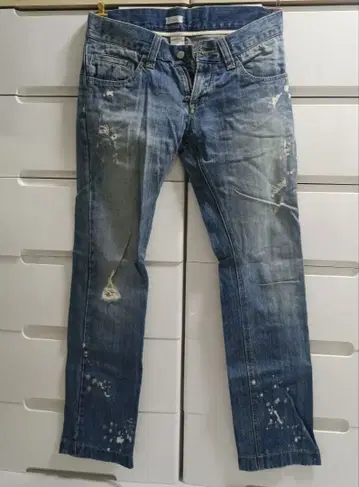 Souk 데미지 가공 데님 팬츠