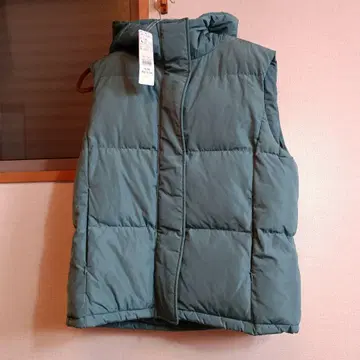 L 사이즈 그린 폴리에스테르 베스트 택 포함 새상품