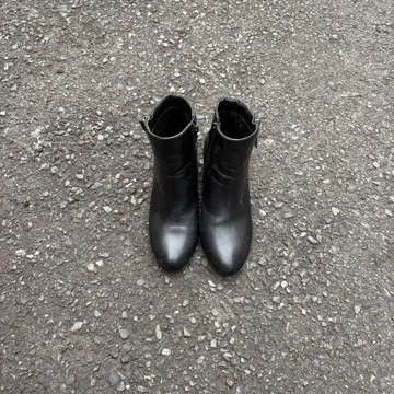 남성용 힐 부츠 사이드 지퍼