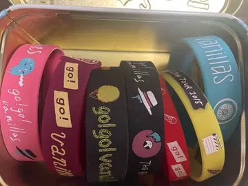 go! go! vanillas 러버 밴드 7개 세트