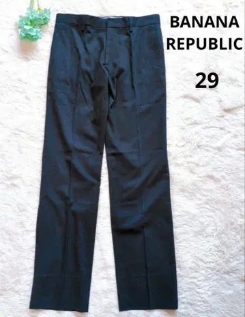 [ 새상품급 ] BANANA REPUBLIC 블랙 슬랙스 팬츠 29