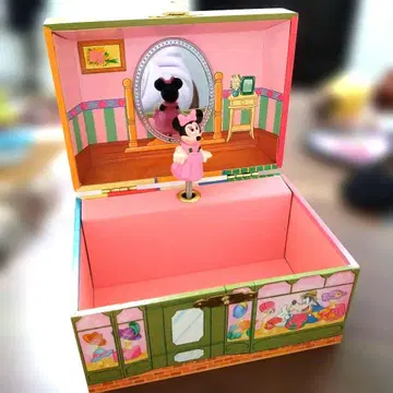 미니 마우스 오르골 쥬얼리 박스 레트로