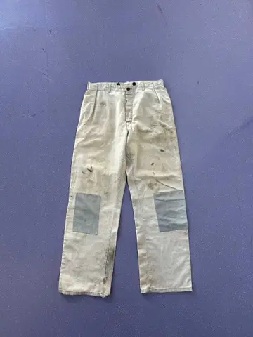 60s~70s 워크 팬츠 유로 프렌치 워크 보로