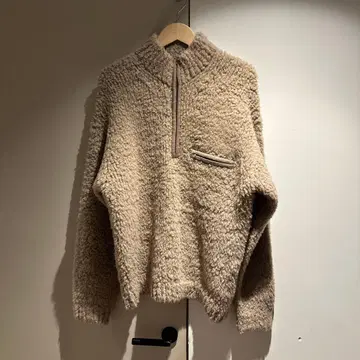 AURALEE 보아 자켓 사이즈 3 베이지