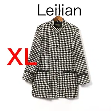 H4084 레리안 고급 라인 하운드투스 스탠드 카라 울 코트