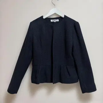 내추럴 뷰티 베이직 노카라 자켓