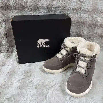 SOREL 그레이 하이컷 어그 부츠 23.5cm