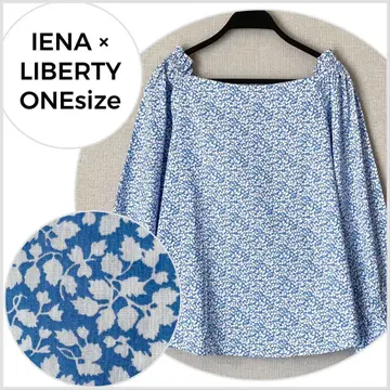 [ 새상품급 ] IENA x LIBERTY 볼륨 슬리브 블라우스