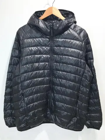 UNIQLO 후디드 울트라 라이트 다운 자켓 블랙 XL