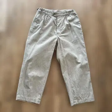 메종드소일 maison de soil 원턱 크롭 치노 팬츠