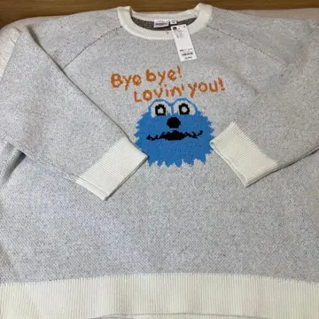 GU 퍼펫 스 오버사이즈 니트 풀오버 3XL