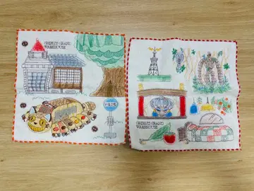 지브리 파크 지브리 대창고 한정품 손수건 2장