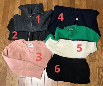 겨울 상품 여성용 묶음 판매 새상품급 6점