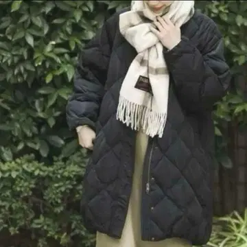 어반 리서치 ACUTA 코쿤 퀼팅 롱 다운 자켓 코트