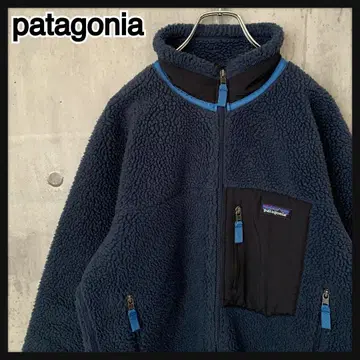 477c [레어 컬러!] 파타고니아 자수 로고 플리스 레트로X 보아