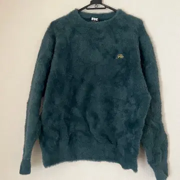FTC 다크 그린 플리스 스웨터 S