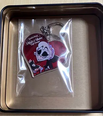 해즈빈 호텔 카페 스퀘어 캔 아크릴 키링 로지