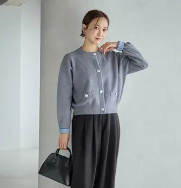 새상품 시마무라 니트 자켓 타나카 리나