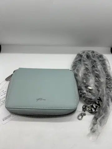 [ 미사용 ] Karen's Closet 체인 지갑 그린