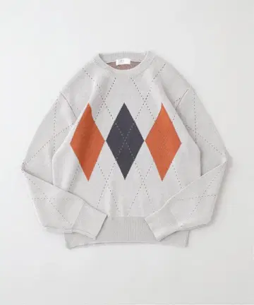 417 EDIFICE 아가일 니트 / 아가일 니트 L