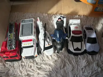 일하는 자동차 세트