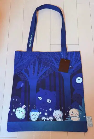 치이카와 파크 프린트 토트백 (밤의 숲)