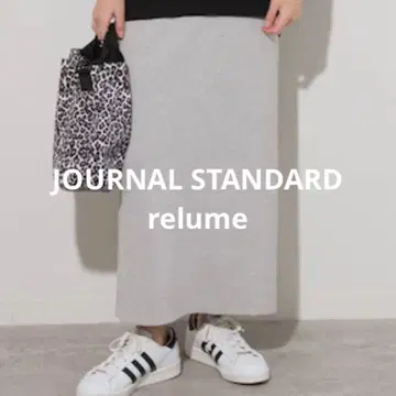 JOURNAL STANDARD relume 라메 타이트 스커트 그레이 F