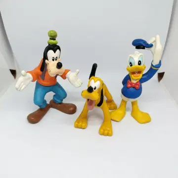 Disney 구피 플루토 도널드 덕 피규어 빈티지