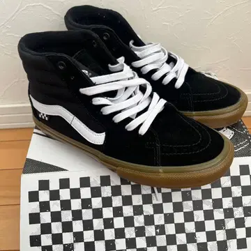 Vans Sk8-Hi 블랙/화이트 하이컷