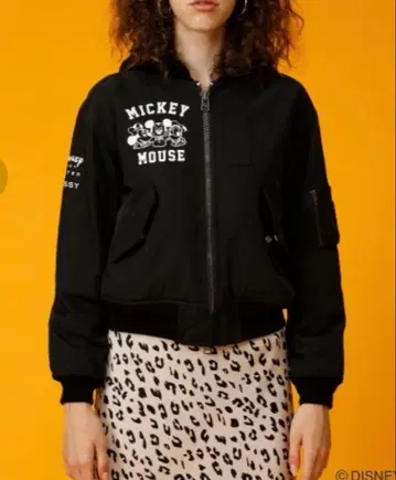 Disney moussy MA-1 블랙 M 사이즈