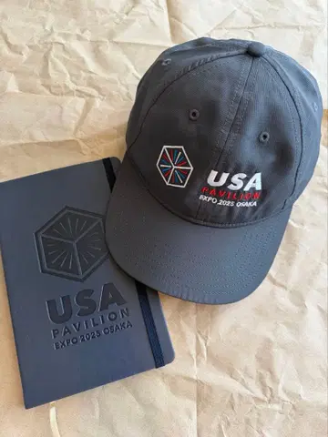 USA P 미국관 만박 한정판 캡과 노트 (사과 향기)