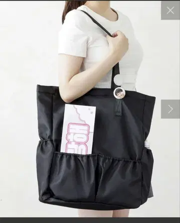 미사용 새상품 넉넉한 수납토트백 덕질 부채 3COINS 쓰리코인즈