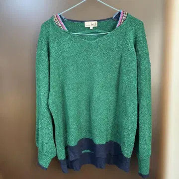 티티카카 레이어드 스타일 니트 스웨터 미사용 새상품