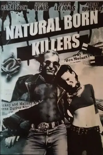 내추럴 본 킬러즈 T셔츠 영화 무비 블랙 L~XL