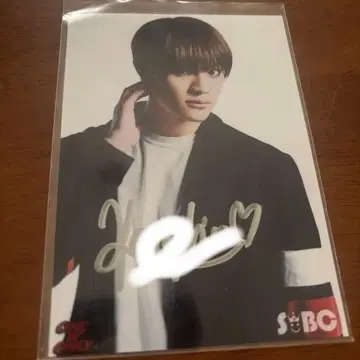 우에무라 켄신 KENSHIN 사인 포함 브로마이드