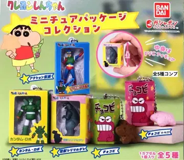 짱구는 못말려 미니어처 패키지 컬렉션 전 5종 컴플리트