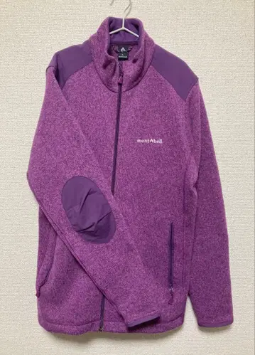 mont-bell 플리스 자켓 L 보라색