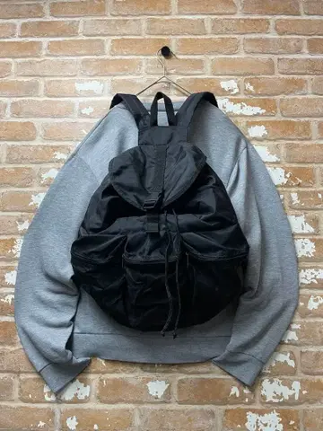 00s 파라슈트 백팩 백팩 y2k 복조리 블랙 블랙 밀리터리