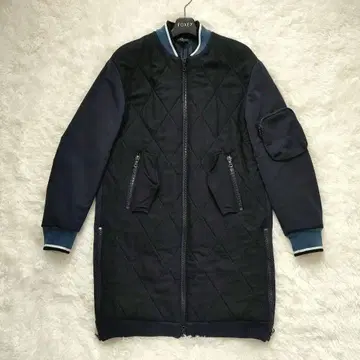 [ 안야 힌드마치 ] 스티커 롱 자켓 점퍼 코트