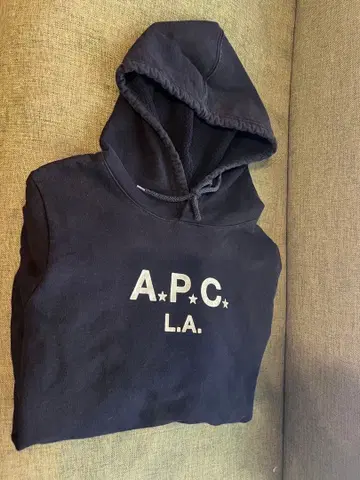 A.P.C. 블랙 후드티 L.A.