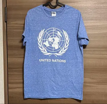 (미사용 새상품) UN 유엔 로고 반팔 티셔츠 레어템 정품