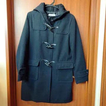 BACK NUMBER 블랙 더플 코트 M